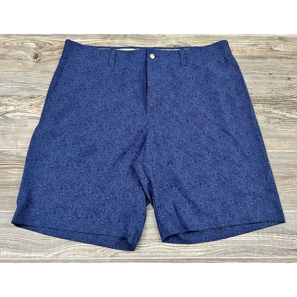 Callaway Shorts Mens 38/10 Blue Chino‎ Golf Flat Front Stretch Casual Comfort